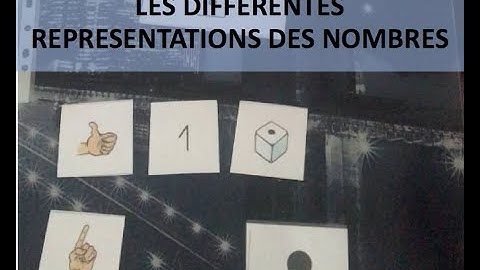 27. Les différentes représentations des nombres