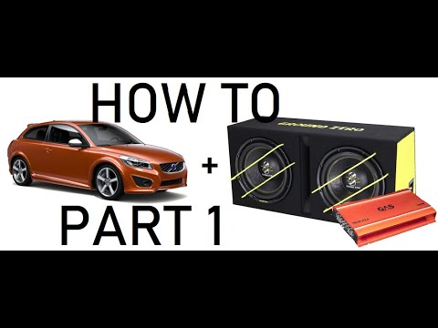 HOW TO: INSTALL AMPLIFIER IN VOLVO C30/ V50