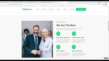 6️⃣ Financial Services Website Design Tutorial 2021