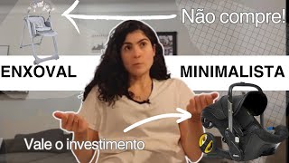 Como montar um ENXOVAL MINIMALISTA COMPLETO! Itens do QUARTO, BANHO e PASSEIO!