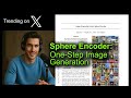 Sphere Encoder: One-Step Image Generation