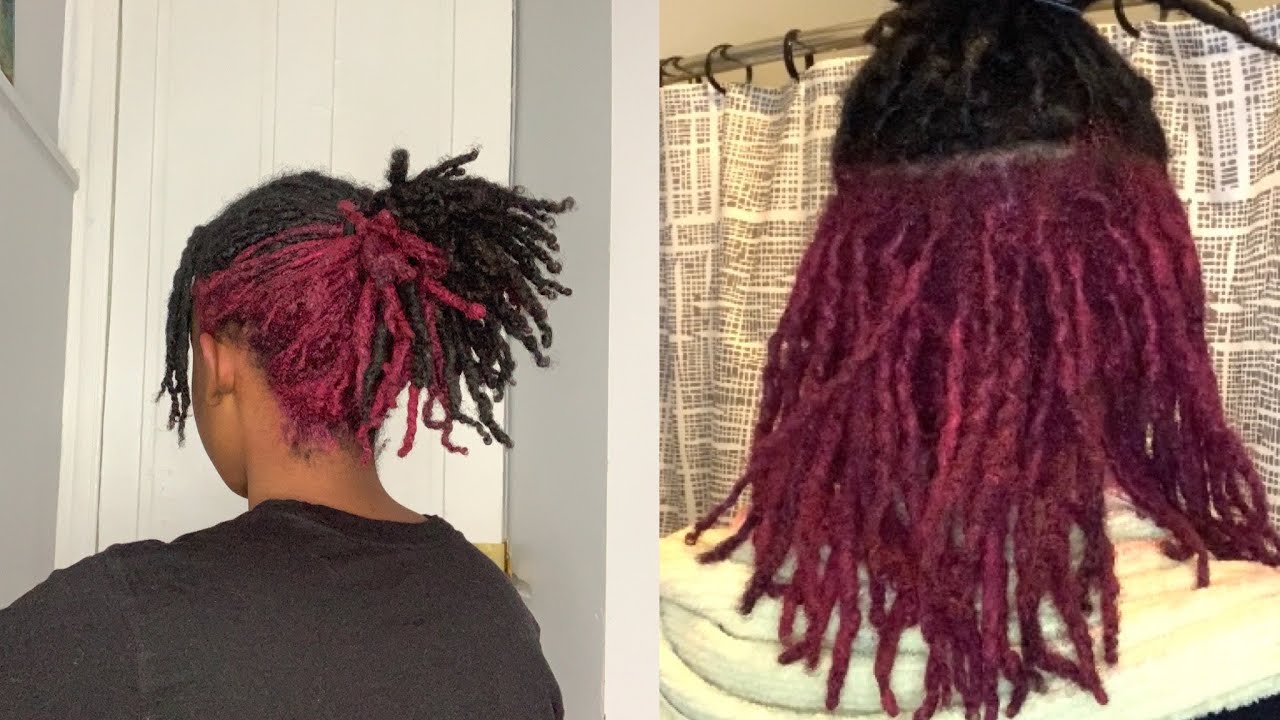 Hair paint Wax on Locs Review YouTube