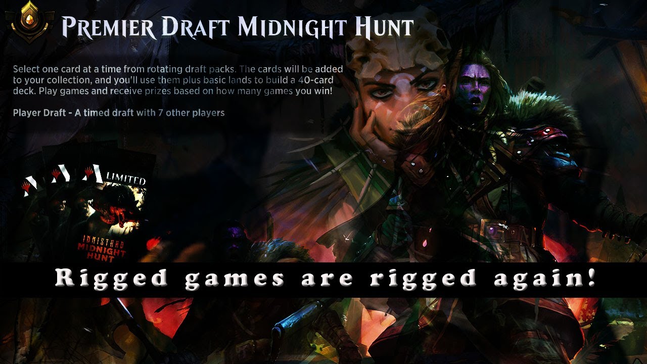 Midnight Premier Draft MTG Arena Magic the Gathering Rigged shuffler is rigged! Epic