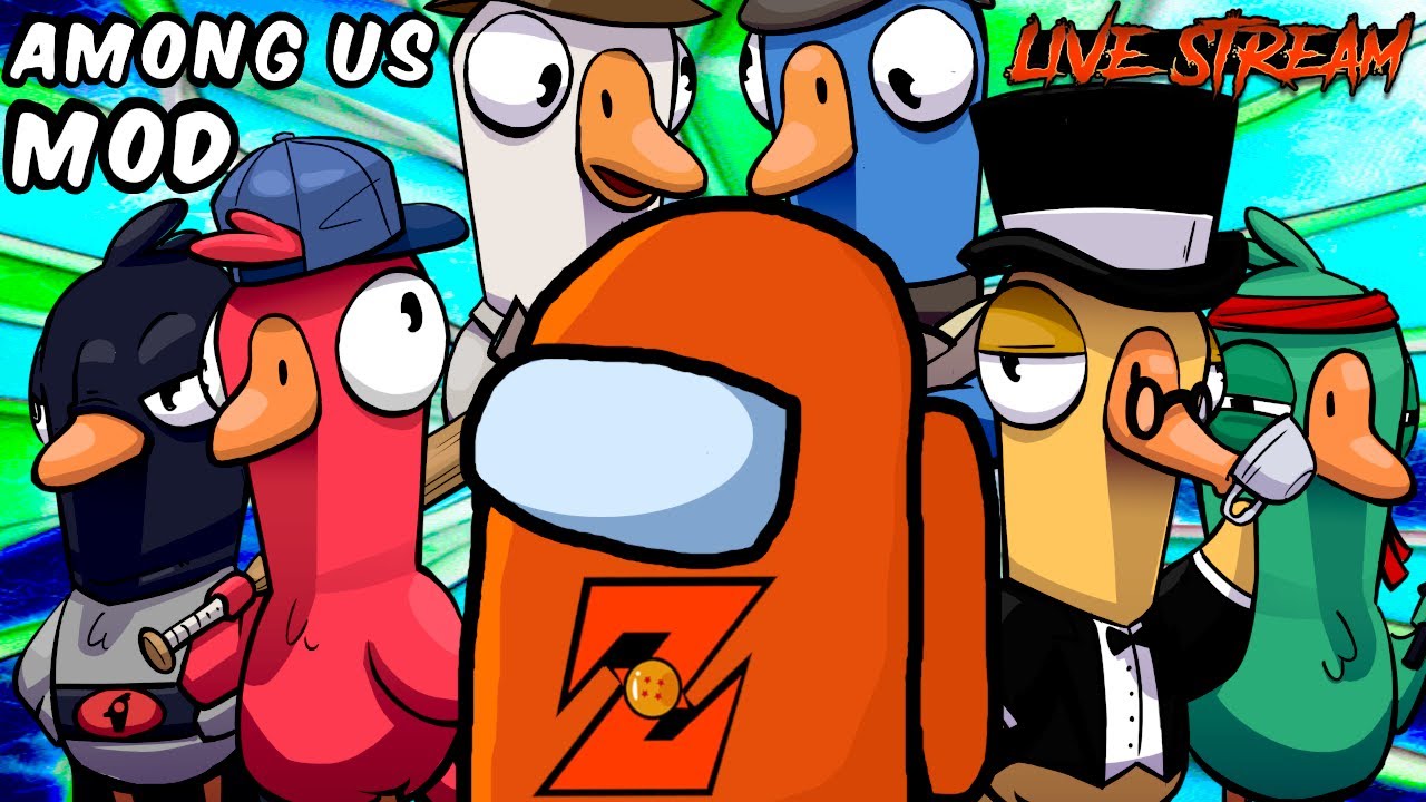 AMONG US WITH NEW MAPS & MOD/JOBS ADDED!!! (Wait This is Goose Goose