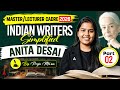 Indian Writers Simplified | Anita desai | Master Cadre 2026 | By Pooja Mam #2