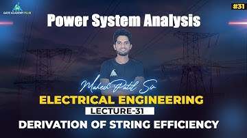 #31 | Lecture 31 | Derivation of String Efficiency | PSA By Mahesh Patil Sir