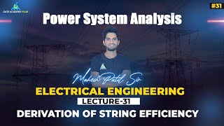 #31 | Lecture 31 | Derivation of String Efficiency | PSA By Mahesh Patil Sir Wealth
