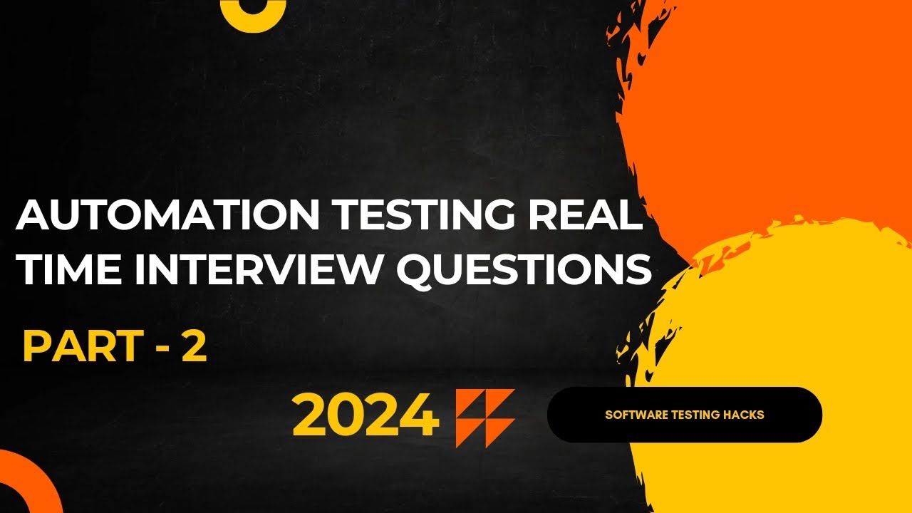 AUTOMATION TESTING REAL TIME INTERVIEW QUESTIONS | TESTING JOBS | QA ...