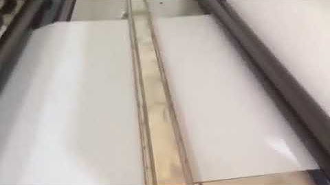 UTHQA4 a4 a3 a2 two unwinding reel cutter with sheet clean up system