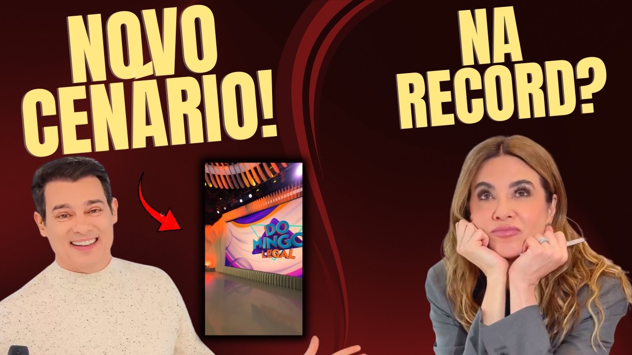 DOMINGO LEGAL: VAZA NOVO CENÁRIO PARA DERRUBAR ELIANA! LUCIANA GIMENEZ NA RECORD? 🚨📺