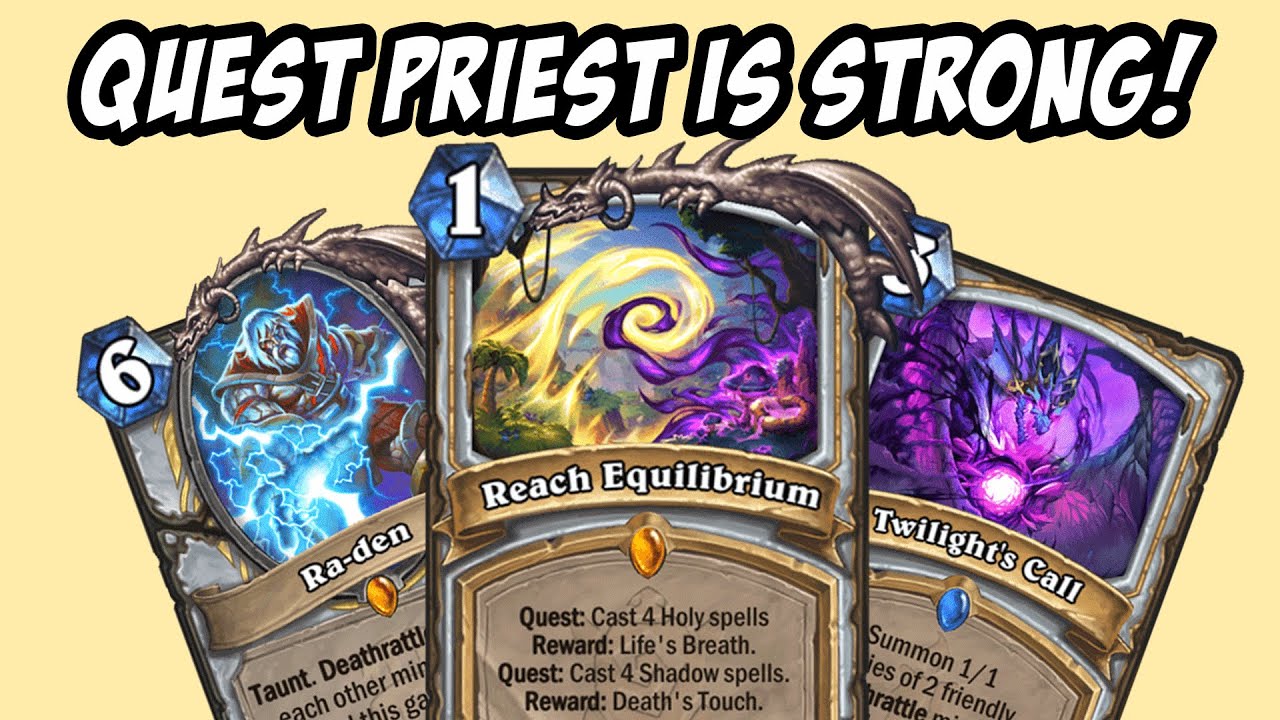 THIS DECK CAN SUMMON INFINITE QUEST REWARDS!!! IS QUEST PRIEST ACTUALLY GOOD IN WILD???