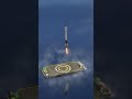 Moon Rocket Booster landing Failed  - First stage simulator gameplay #shortsvideo