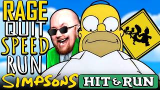 🔴ToG🔴Rage Quit SPEED RUN in Simpsons Hit & Run