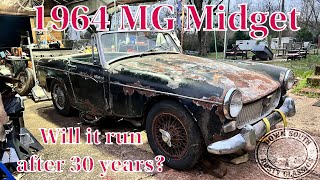 1964 MG Midget mk II  will it run after 30 years???