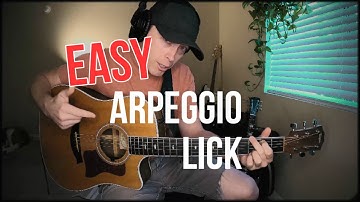 G Major [ ARPEGGIO LICK w/ TABs ] #guitar #tutorial #forbeginners
