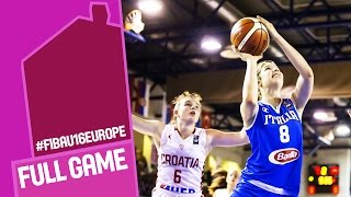 Italy v Croatia - Full Game - Quarter Final