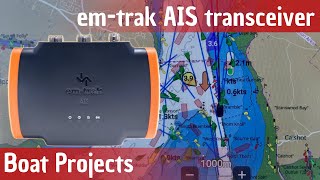 Em-Trak B923 Unboxing and installation - AIS Transceiver - Time to transmit our position info