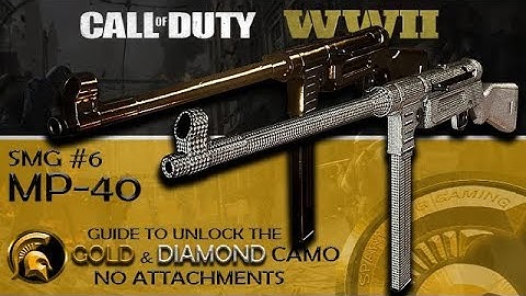 Call Of Duty WW2 - (GOLD/DIAMOND Camo) #6 SMG MP-40 Easy Guide - Easy Headshots