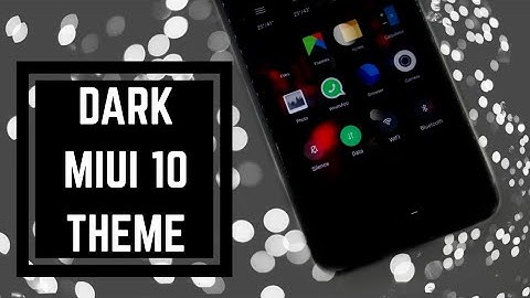 Best Dark Theme For Miui 10 | Most Awaited Theme | Dark Security App