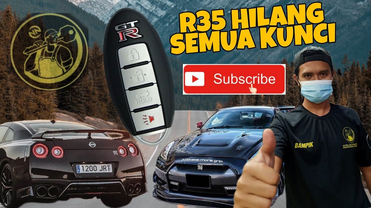 Kunci Nissan Skyline GTR R35 Hilang Semua ( ALL KEY LOST) - YouTube