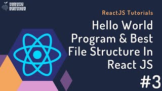 Hello World Program In React JS | File Structure in React JS | React JS Tutorials in 5 Minutes #3