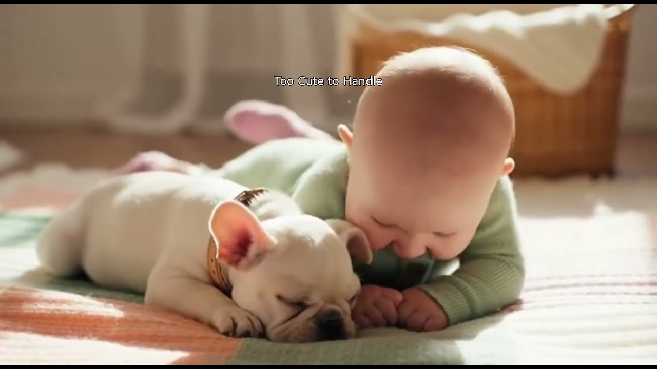 Adorable Baby and Puppy Bonding Moments That Melt Hearts