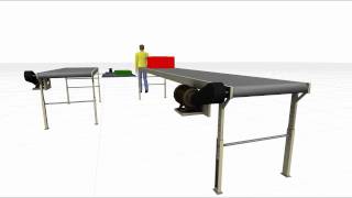 Flexsim-Store Object 3D Industry Conveyor grey