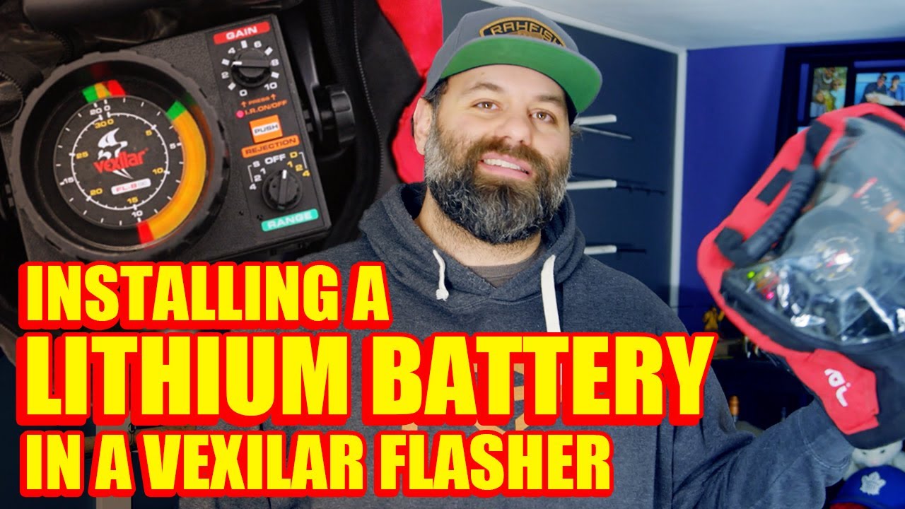 How To Upgrade Your Fish Finder or Flasher for Ice Fishing with a Lithium  Battery - Live 2 Fish 