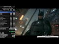 Arkham Knight 100% Knightfall Speedrun in 8:06:44