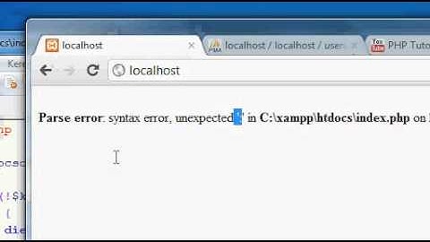 PHP Tutorial - 23 - Mysql csatlakozás