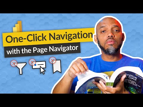 Use Page Navigator to go to the NEXT LEVEL in Power BI