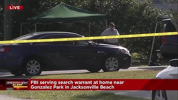 FBI serving search warrant