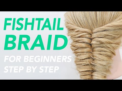 How To Fake Fishtail Braid Step By Step For Complete Beginners, EASY & SIMPLE HAIRSTYLE, NO BRAIDING