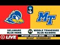 Middle Tennessee Blue Raiders Vs Delaware Blue Hens | SCOREBOARD | NCAAF | Oct 23 2025
