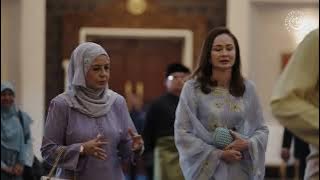 RAJA PERMAISURI AGONG DIWASALKAN DARJAH KERABAT PERAK