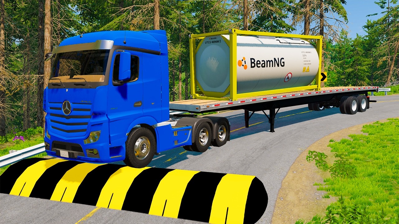Trucks VS Road Challenge #41 🚚 BeamNG.drive | Beamng Crashes TV | Hyper Car