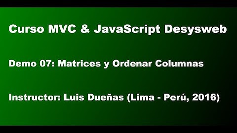 Curso MVC & JavaScript Desysweb - Demo 07