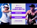 Mai Hontama vs. Garbiñe Muguruza | 2021 Chicago Quarterfinal | WTA Match Hightlights
