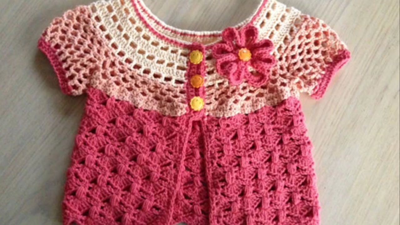 crosia baby frock in hindi