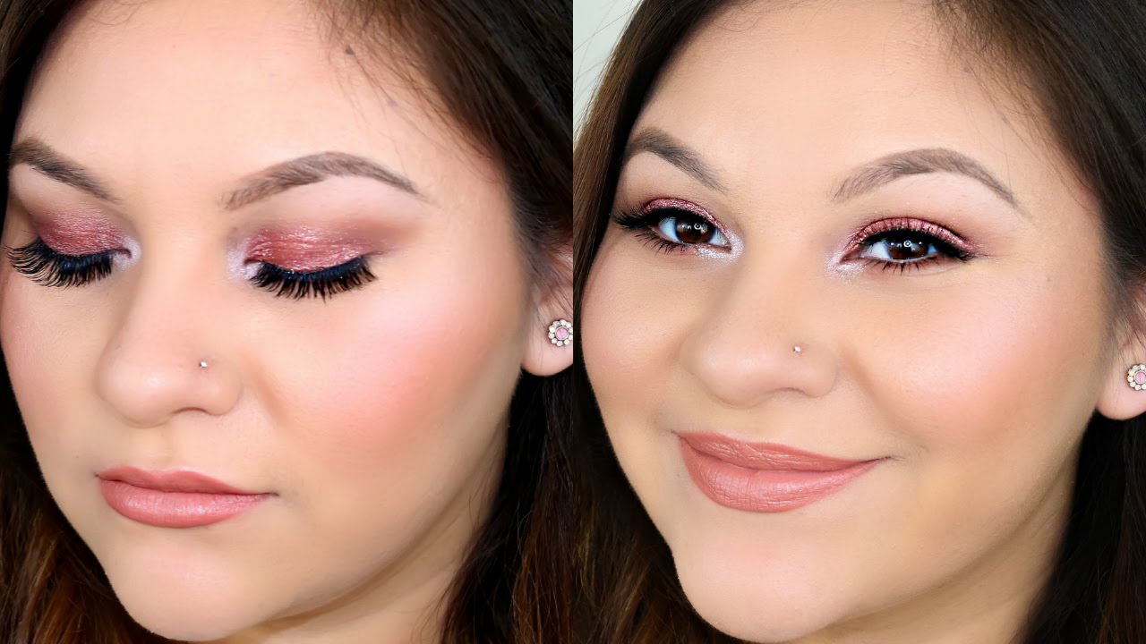 Spring 2016 Rose Gold Prom Makeup Tutorial With Affordable Makeup