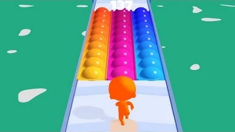 Pop it Run Gameplay All Levels Walkthrough Android,ios MOBILE GAME new Big UPDATE ZUV33P