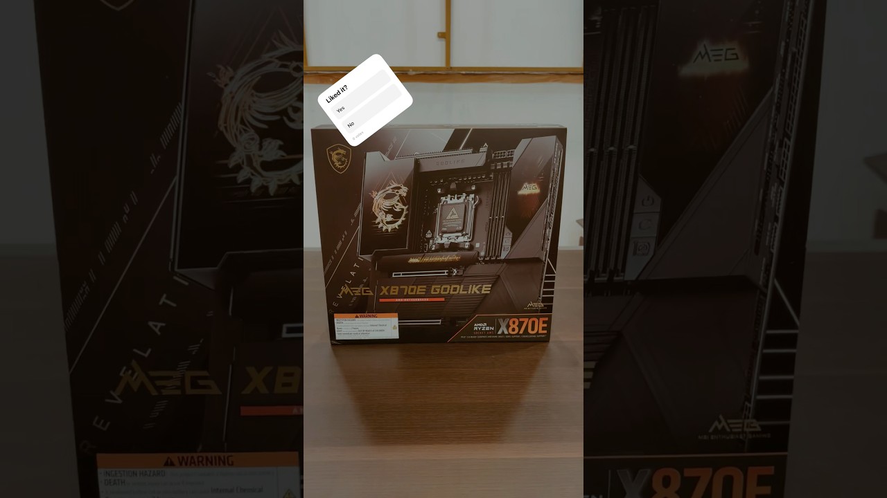 GODLIKE Power Unleashed! Meet the MSI X870E Monster Board #shortvideo #shorts #short #msi #msiindia