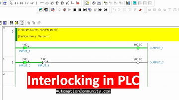 Interlocking in PLC - What is an Interlock in PLC? - Ladder Logic in Hindi