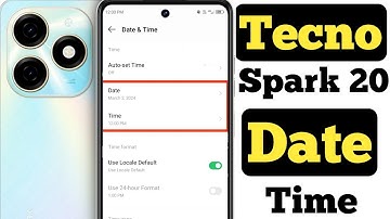 How to set date and time on Tecno Spark 20 || Tecno Spark 20 me date aur time kaise set kare ||