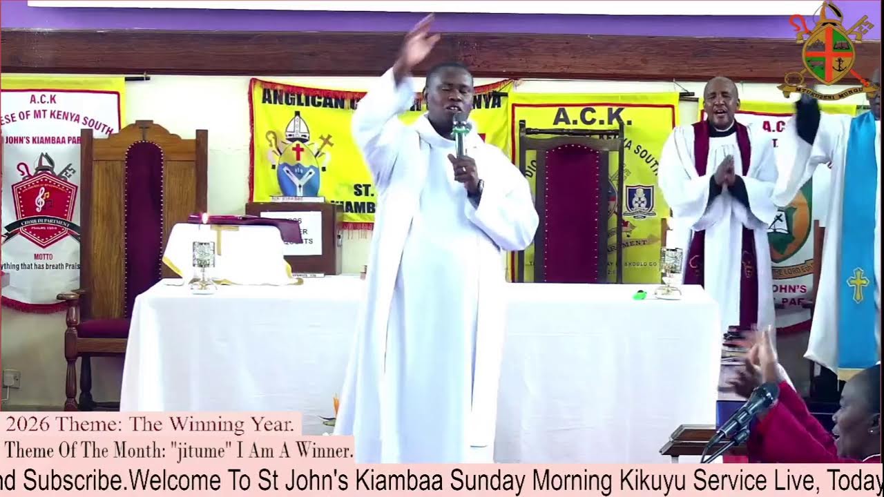 ACK ST JOHN'S KIAMBAA SUNDAY MORNING KIKUYU SERVICE LIVE.