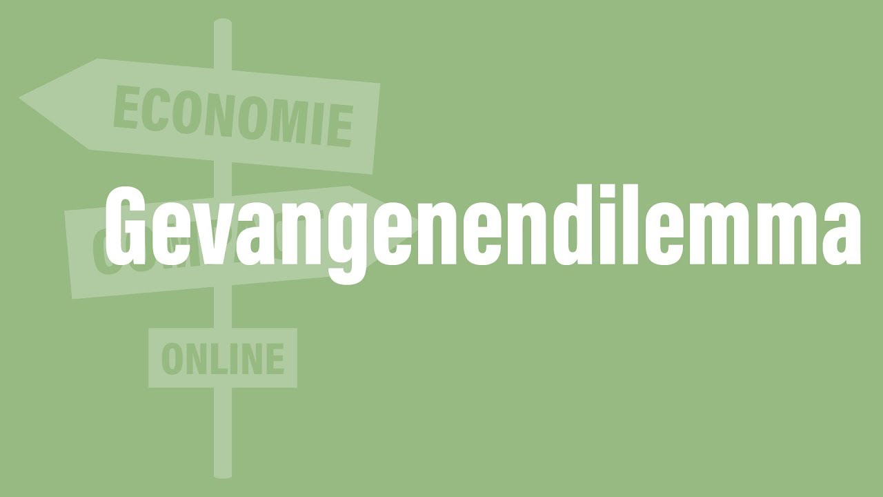Gevangenendilemma - Economie Compact Online - YouTube