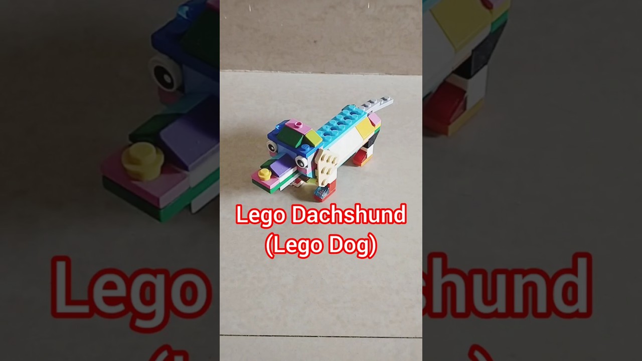 😍🥰Lego Dog Dachshund 🐕🐾 