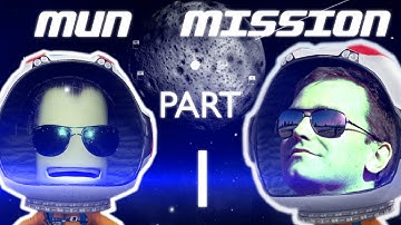 Kerbal Space Program - Mun Mission Part One - Rocket Building