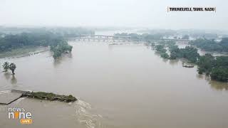 Drone Visuals Reveals Thamirabarani River's Surge After Heavy Rainfall in Tirunelveli | News9