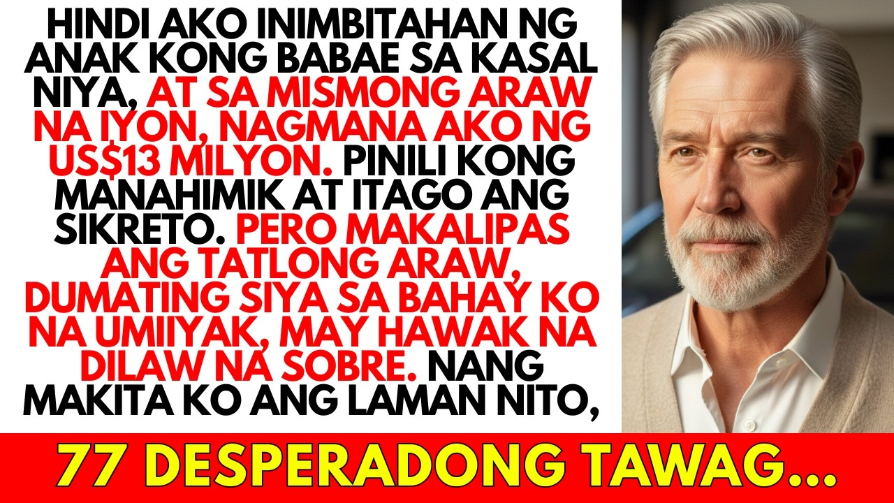 Hindi Ako Inimbitahan ng Anak sa Kasal—Noong Araw Iyon, Nagmana Ako ng ₱700 Milyon…